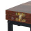 Foldable C-Shaped Side Table, Wood-Effect, Black Frame 7