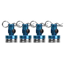 Robuste und praktische RC-Halterung, magnetische Karosseriehalterung mit ergonomischer Schlitzung, Stealth-Modellauto-Karosseriehalterung,