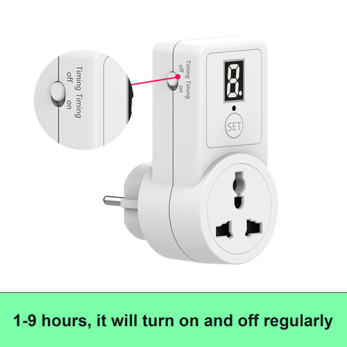 Smart Timer Socket Plug And Play LCD Display WiFi Bluetooth Smart Plug With Wide Range Of Application For Automated Living 1