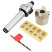 Smooth Surface Finish, Wide Range of Applications Face End Mill with Cemented Carbide Inserts High Precision Machining, MT3-FMB22Extension Rod Good