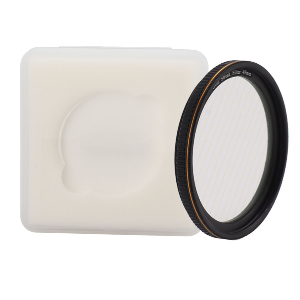 Optical Glass Camera Lens Filter, Anamorphic Optical Glass Effect Filter For Streak Flare, Enhances Cinematic Photography With Flare Golden/Light 9489952156118