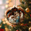Julkrubba Ornament Akryl 7,5 cm 4