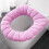 Toiletbrilkussen van pluche schuim, 1 stuk 2