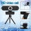 HD Computer Webcam Wide Angle View Auto Light Control Noise Reduction Mic Plug And Play USB Camera For Windows Mac Zoom Skype Facetime 8