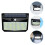 3Pcs Black Solar Powered LED Outdoor Wall Lamp Waterproof Sensor Light 10