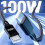 Καλώδιο φόρτισης USB C τύπου C σε καλώδιο γρήγορης φόρτισης τύπου C1M από νάιλον για 5