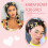 20 mini fiocchi per capelli a forma di farfalla nera con clip a coccodrillo 5
