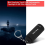 2X Μπρελόκ LED Επαναφορτιζόμενος Μίνι Φακός USB Φορητό Εργαλείο DIY για Μπρελόκ 2