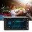 Car Audio System With Bluetooth Streaming Rear Camera Input Mirror Cast Capability FM RDS Radio Touch Control Panel Universal Installation Options 6