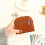 Under 5 Wallet for Men Slim Black+Friday RFID Blocking Front Pocket Bifold Wallet Red 3