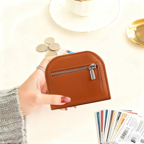 Under 5 Wallet for Men Slim Black+Friday RFID Blocking Front Pocket Bifold Wallet Red 2