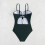 Women's Wrap Front Push Up One Piece Swimsuit 4
