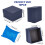 10 τεμάχια χάρτινα κουτιά ρολογιών Midnight Blue 8,6x7,9x5,2 εκ. με μαξιλάρι – Συμβατά με 2