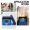 10 τεμάχια χάρτινα κουτιά ρολογιών Midnight Blue 8,6x7,9x5,2 εκ. με μαξιλάρι – Συμβατά με 6