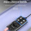 Εξωτερική κάρτα ήχου USB7.1 Channel Plugs and Play, κατασκευή από ABS PVC για παραγωγή μουσικής 6