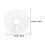 Large Scrunchies 2Pcs 18Cm Diameter Black White Elegant Delicate 2