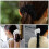 Large Scrunchies 2Pcs 18Cm Diameter Black White Elegant Delicate 3