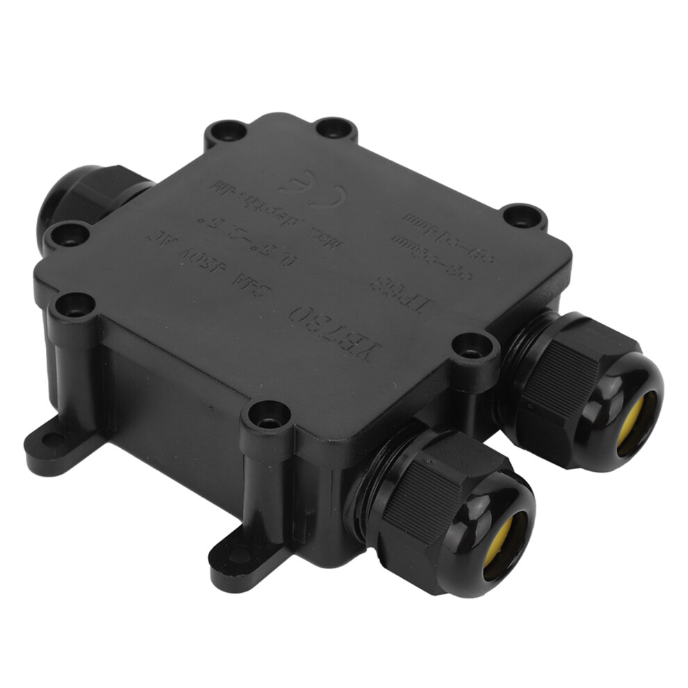 Waterproof Outdoor Junction Box Ip68 3 Way Connector Flame Retardant Yb730 9381391554534