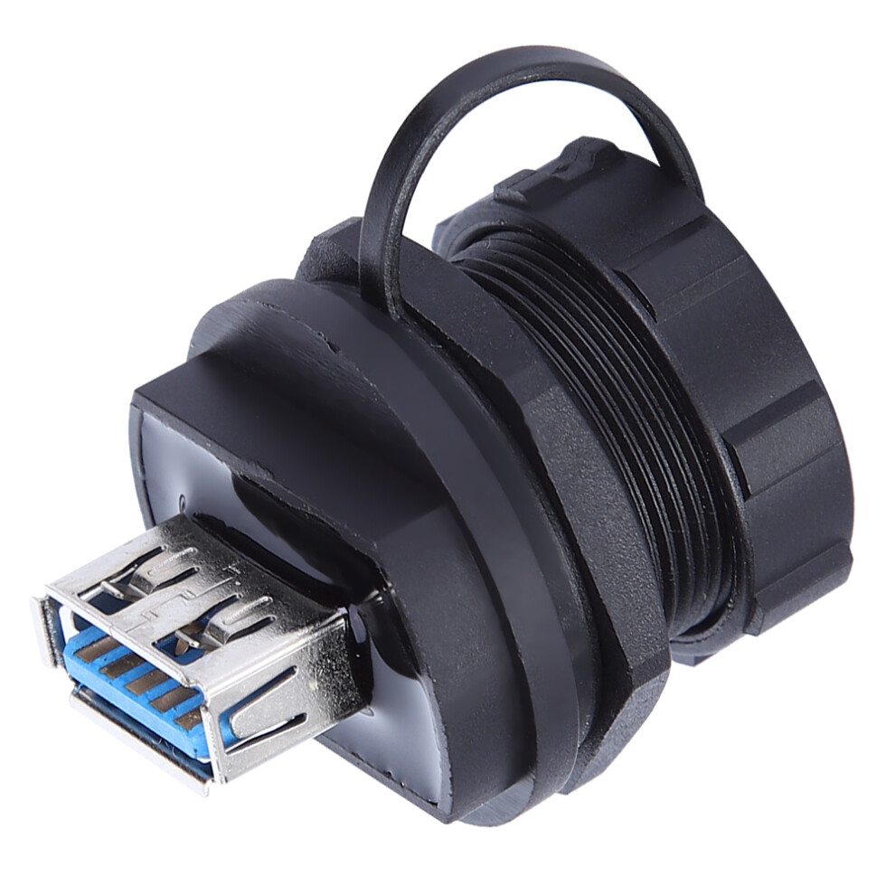 Waterproof Usb 3.0 Double Female Copper Contact Pa66 Insulator Dustproof Cover 4631392369183
