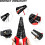 Wire Stripper 10-22 AWG Wire Splicer Cable Stripper Multipurpose Wire Stripping Tool Electrical Wire Pliers with Screw Cutter 2