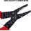 Wire Stripper 10-22 AWG Wire Splicer Cable Stripper Multipurpose Wire Stripping Tool Electrical Wire Pliers with Screw Cutter 3