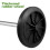 Replacement Wheels for Recycling Bin, Plastic, 1 Set for Can Mobility 2