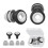 Nano-Silicone Ear Plugs Size L/S Black Reusable 2