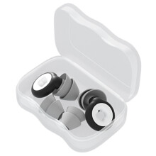 Nano Silicone Earplugs S/L Black Reusable Sleep