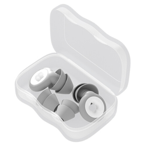 Nano Silicone Ear Plugs L/S Grey Reusable