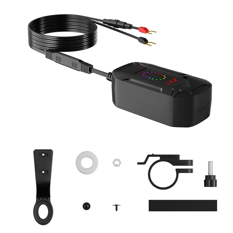 Charger With Usb Fast Charging Features Type C Retractable 30W Flash Charging Cable For Motorcycle Mobile Phone 688249439777