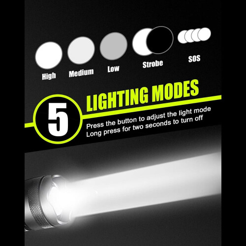 Φακός ZOUYUE IPX5 Αδιάβροχος LED 1000000 Lumens 2