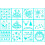 Πρότυπα ζωγραφικής κέικ Χριστουγεννιάτικη εκτύπωση κοίλα καλούπια fondant για 3