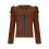 Women's puff sleeve cropped blazer cardigan 3
