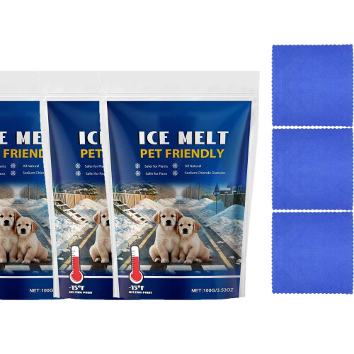 Pet Friendly Ice Melt Magnesium Chloride 100g 2