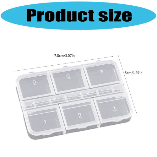 Διαφανείς πολυλειτουργικοί οργανωτές Case6Divider Spaces Απαραίτητο εργαλείο 2