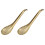 2St Gouden Rvs Caviaarschep Slotted Lepels Keuken Gadgets 1