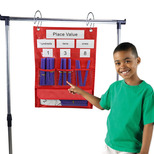 Counting Caddie Place Value Tool with 7 Pockets for 1
