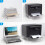 Laptop Computer Support Rack Space Saving Monitors Risers Transparents Clear Acrylic Printer Stand for Home and 6