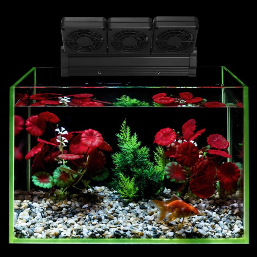 Two-speed Wind Control Aquarium Chillers Fish Tank Cooling Fan Adjustable Wind Direction Quiet Operation Temperature Cooling System Durable 2