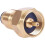 Universal Propane Refill Adapter for 1 LB Disposable Tanks – Solid Brass Regulator, Compatible with All Small Cylinders 3