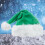 Grüne Weihnachtsmütze, kurzes Plüschtier, Einheitsgröße 4