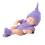 Κούκλα Reborn Baby 18cm με πιπίλα και σαλιάρα, ρεαλιστικό βινύλιο, μαλακό λάστιχο, 2