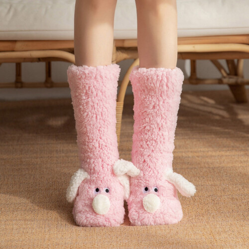 Κάλτσες Fuzzy Slipper για Άνδρες & Γυναίκες – Cozy Winter Warm Microfiber Home Sleeping Κάλτσες, 1