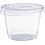 Διαφανή ποτήρια μιας χρήσης με καπάκια 5,5oz – Δοχεία για σουφλέ και ζελέ, ποτήρια 2