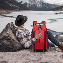 Hiking Backpack Water-Resistant Multi-Compartment 45L