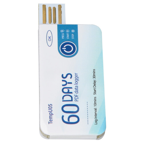 Υψηλής ακρίβειας θερμόμετρο USB καταγραφικό δεδομένων με αναφορά PDF ψυχρής 2