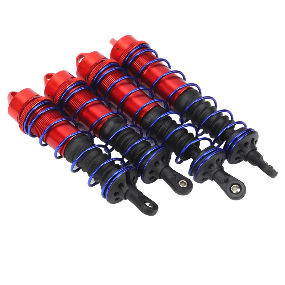 Metal Shock Absorbers For 1/8 Rc Car 120Mm & 140Mm Aluminium Construction Red 9451391023955