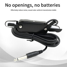 P-102 12-Hole Acoustic Guitar Sound Hole Pickup Magnetic Transducer Guitar Parts & Accessories Noir