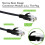 RJ45 CAT6 10FT 16FT 33FT Wire LAN Ethernet Network Patch Cable Cord Flat 550mhz 2