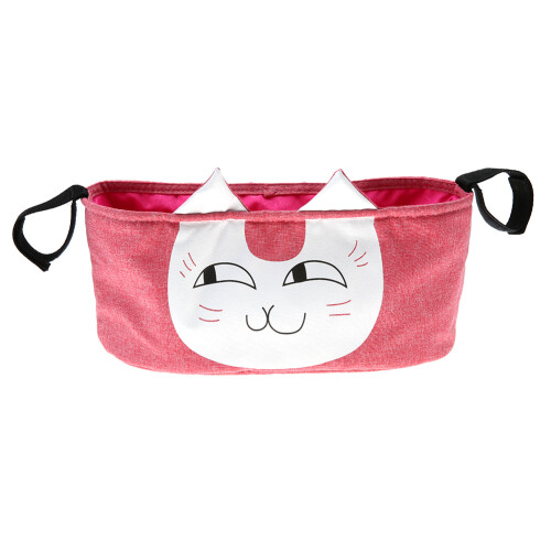 Multifunctional Storage Solution For Stroller, Spacious And Practical Organizer With Insulated Pockets, Universal Stroller Caddy Featuring Non Slip